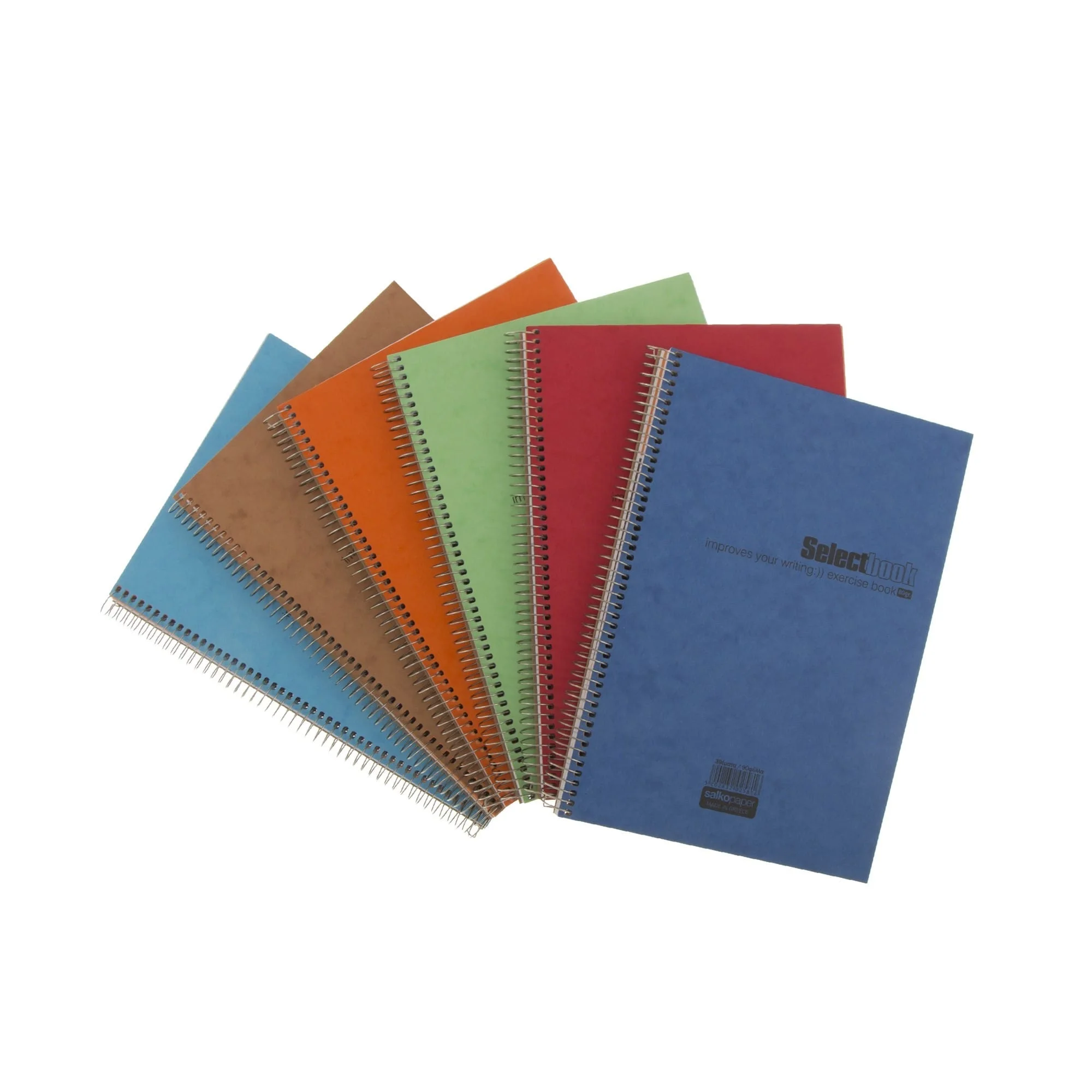 Φωτογραφία προϊόντος: OEM Τετράδιο σπιράλ Salko Paper Select Book 17,5x24 εκ. (Β5), 3 θεμάτων, ριγέ 80g/m2 90 φύλλα 1 τεμ.