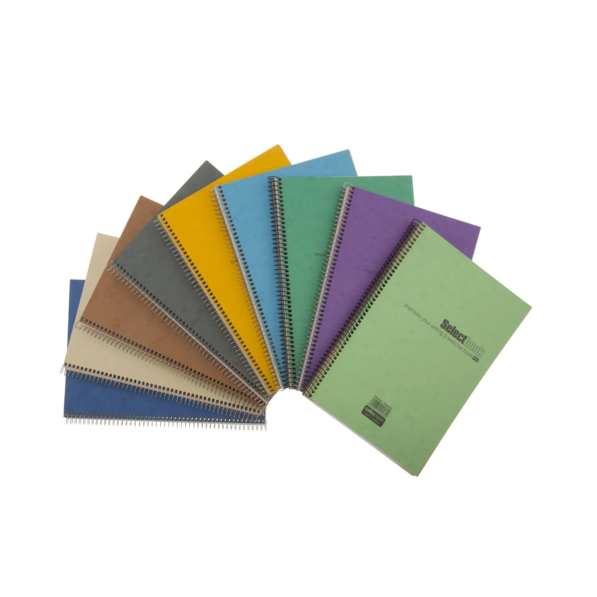 Φωτογραφία προϊόντος: OEM Τετράδιο σπιράλ Salko Paper Select Book 17,5x24 εκ. (Β5), 2 θεμάτων, ριγέ 80g/m2 60 φύλλα 1 τεμ.