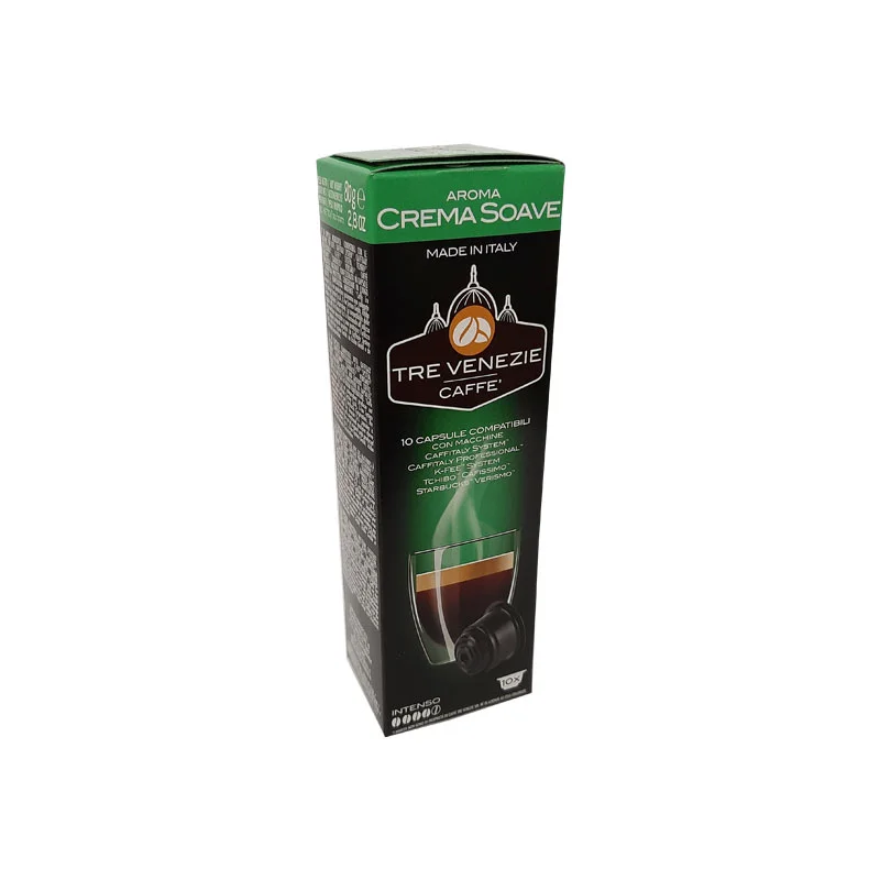 Φωτογραφία προϊόντος: Κάψουλες Caffitaly Tre Venezie Crema Soave Espresso - 10 τεμ.