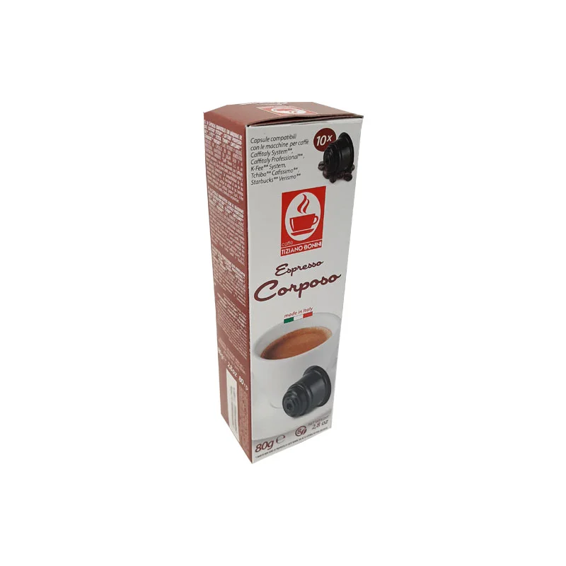 Φωτογραφία προϊόντος: Κάψουλες Caffitaly Corposo Tiziano Bonini Espresso - 10 τεμ.