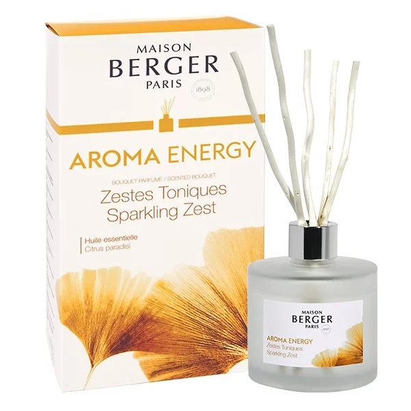 Φωτογραφία προϊόντος: Maison Berger Paris Scented Bouquet Διαχύτης Αρώματος Aroma Energy Sparkling Zest 180ml