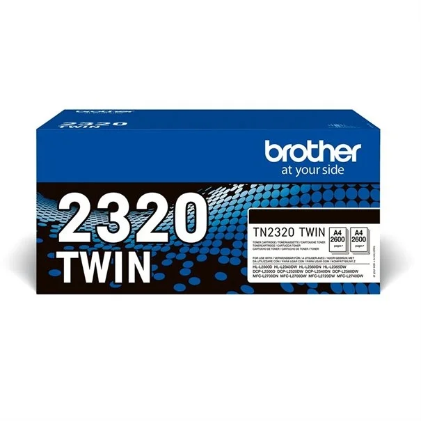 Φωτογραφία προϊόντος: Toner Brother TN-2320TWIN TWIN Pack Black TN2320TWIN