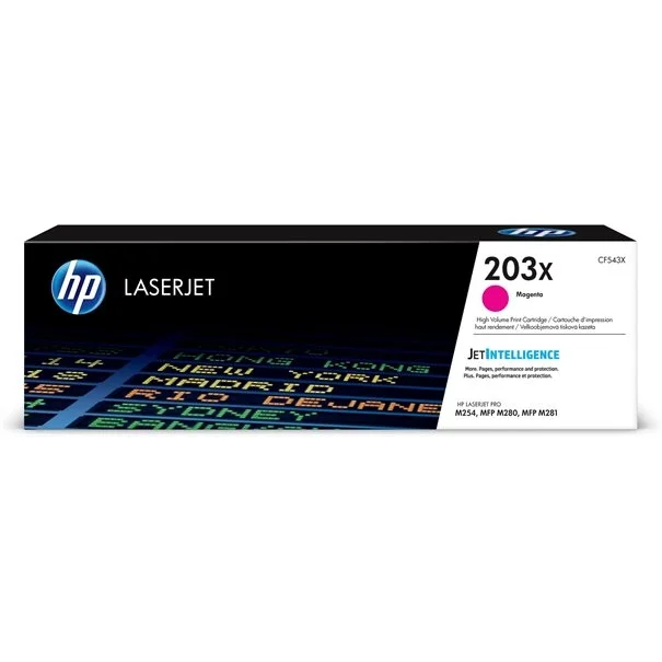 Φωτογραφία προϊόντος: Toner HP Laser 203X Magenta CF543X hohe Reichweite