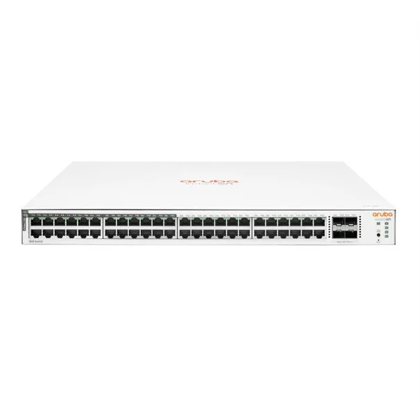 Φωτογραφία προϊόντος: HPE Aruba Switch 1830 48G 4SFP 48xGBit/4xSFP (24xPoE/370W) JL815A