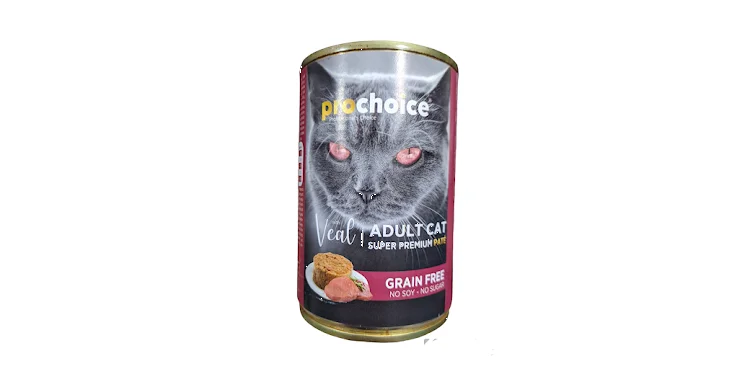 Φωτογραφία προϊόντος: PROCHOICE PATE ADULT VEAL GRAIN FREE 400GR