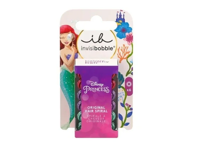 Φωτογραφία προϊόντος: Invisibobble Original Hair Spiral Disney Princess Ariel 6 τεμάχια - OEM