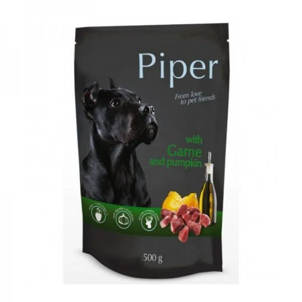 Φωτογραφία προϊόντος: PIPER ADULT ΚΥΝΗΓΙ + ΚΟΛΟΚΥΘΑ POUCH - 500GR