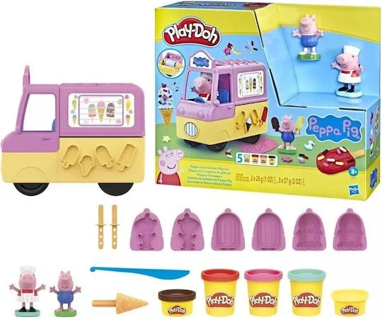 Φωτογραφία προϊόντος: Play-Doh Πλαστελίνη - Παιχνίδι Peppa s Ice Cream Playset για 3+ Ετών