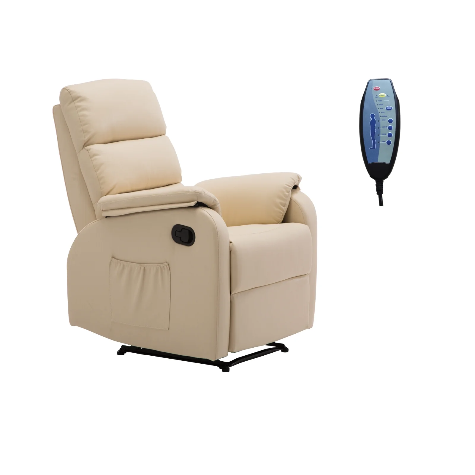 Φωτογραφία προϊόντος: Woodwell Πολυθρόνα COMFORT PU Μπεζ 79x97x101cm