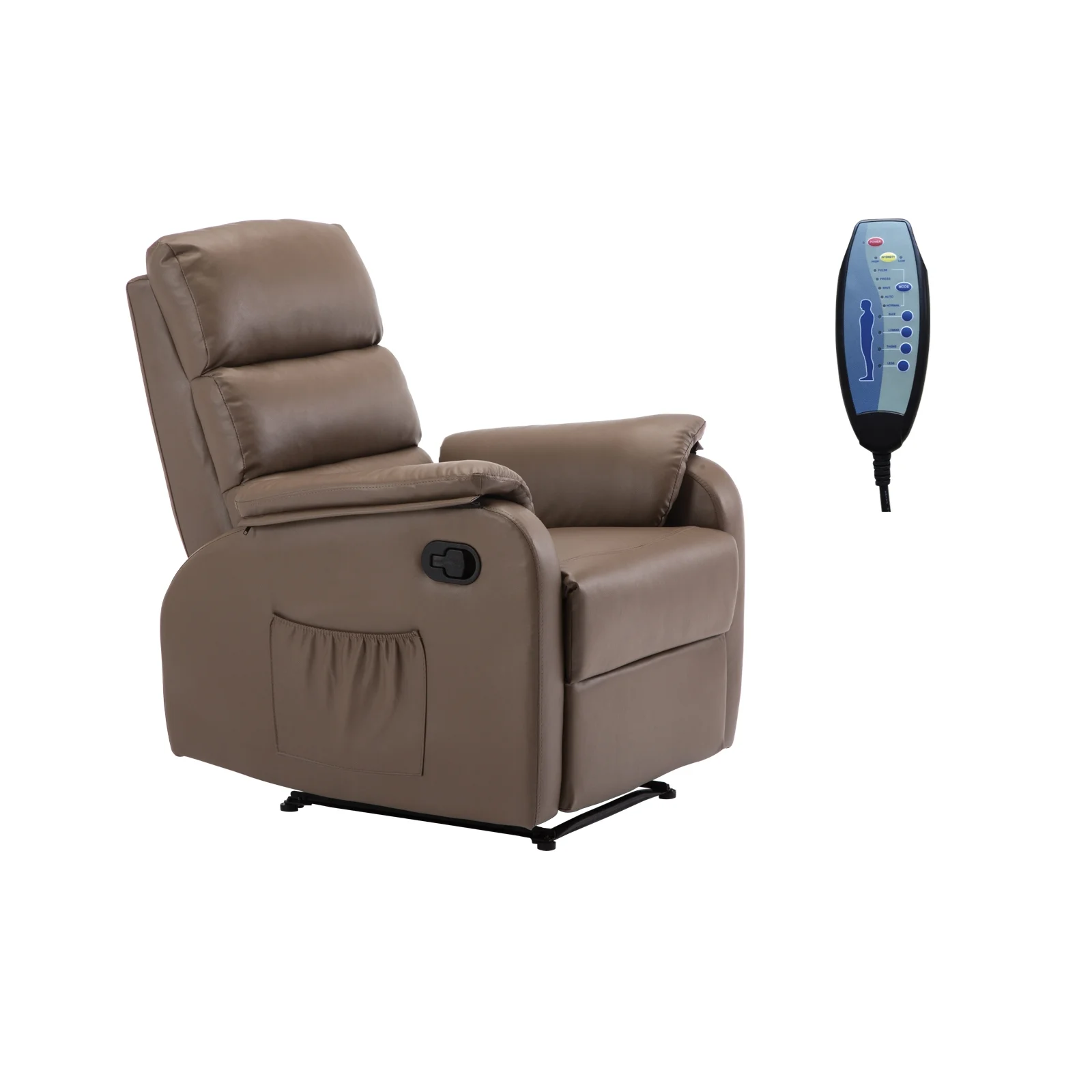 Φωτογραφία προϊόντος: Woodwell Πολυθρόνα COMFORT PU Cappuccino 79x97x101cm