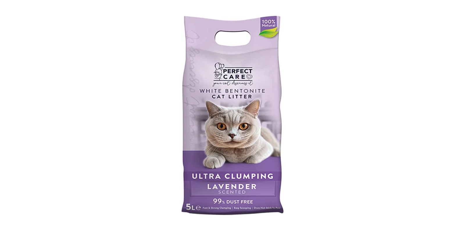 Φωτογραφία προϊόντος: PERFECT CARE ΑΜΜΟΣ ΓΑΤΑΣ ΤΗΣ LAVENDER 10L