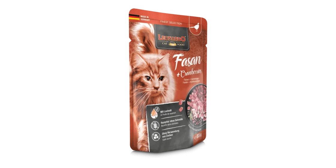 Φωτογραφία προϊόντος: Leonardo Adult Grain Free with Pheasant + Cranberries 85gr