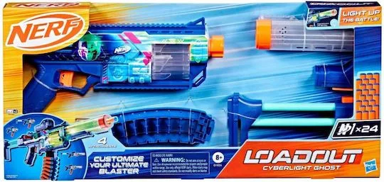 Φωτογραφία προϊόντος: Nerf Εκτοξευτής Load Out - Cyberlight Ghost για 8+ Ετών