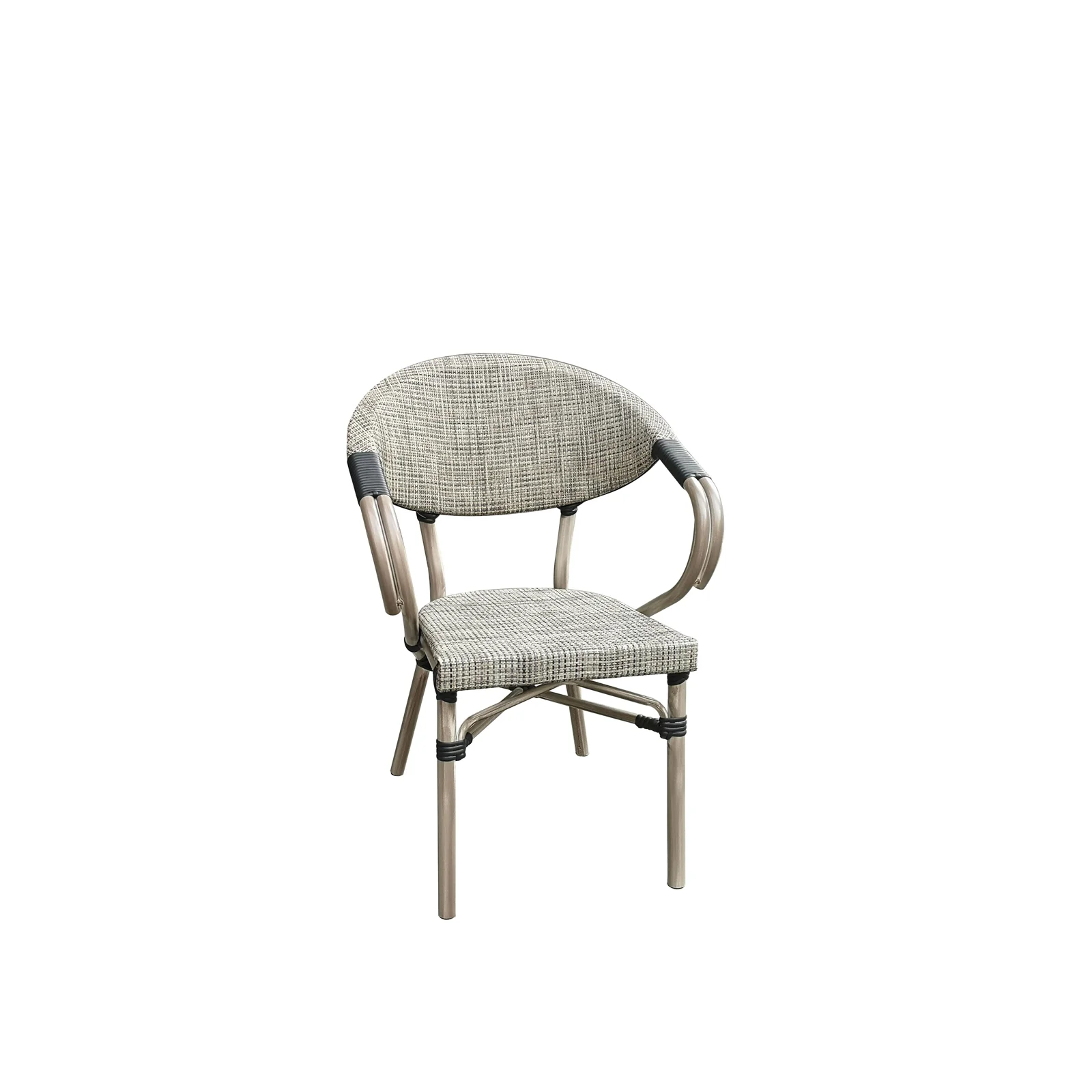 Φωτογραφία προϊόντος: Woodwell Πολυθρόνα COSTA Antique/Grey/Μπεζ Αλουμίνιο/Textilene
