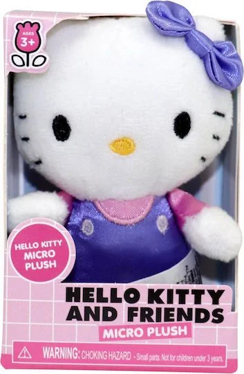 Φωτογραφία προϊόντος: Λούτρινο Hello Kitty Hello Kitty Μωβ Φόρεμα 8 εκ.