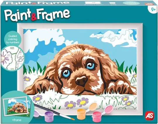Φωτογραφία προϊόντος: Ζωγραφική Paint +#038; Frame Loving Puppy για Παιδιά 9+ Ετών