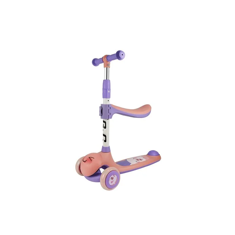 Φωτογραφία προϊόντος: GC SCOOTER 2σε1 FUN S618 με μουσική Ροζ