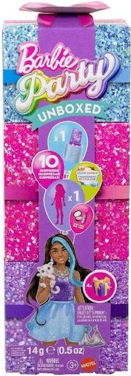 Φωτογραφία προϊόντος: Barbie Party Unboxed Glam Κούκλα για 3+ Ετών 29.6εκ. (Διάφορα Σχέδια) 1τμχ