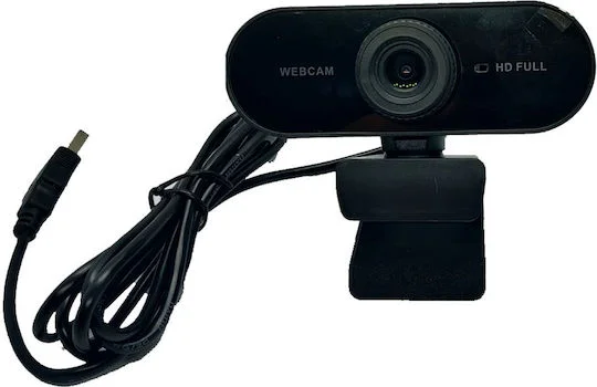 Φωτογραφία προϊόντος: USB Webcam 1080p Black Κάμερα 1080p ανάλυσης ForHome 120003 - For Home