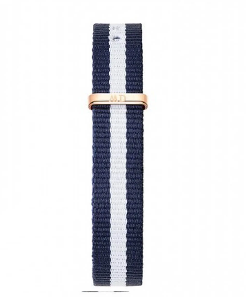 Φωτογραφία προϊόντος: Λουράκι DANIEL WELLINGTON Glasgow Rose Gold 26mm Nato Strap 1008DW