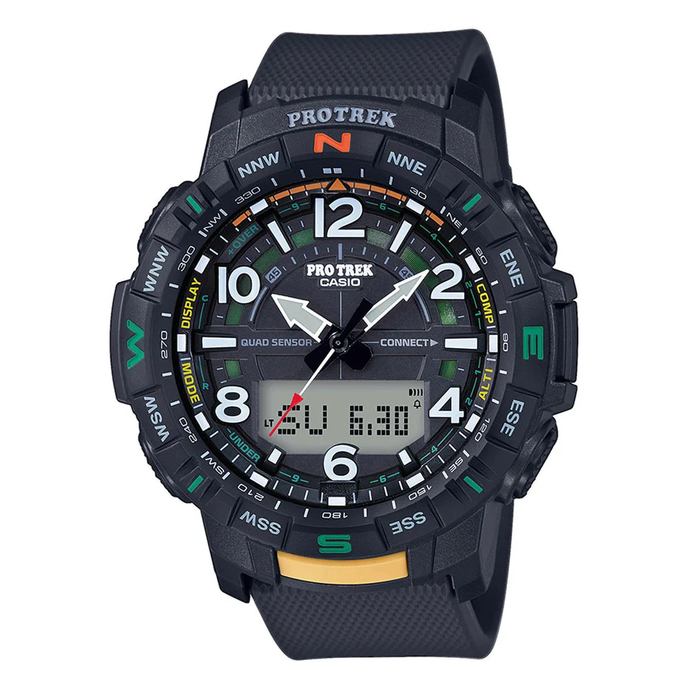 Φωτογραφία προϊόντος: CASIO Protrek Bluetooth Triple Sensor Black Rubber Strap PRT-B50-1ER