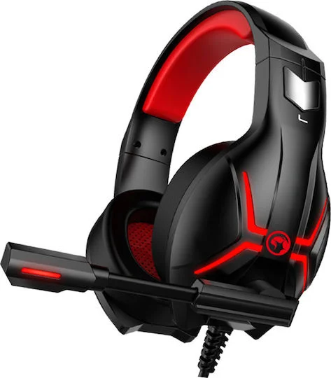 Φωτογραφία προϊόντος: Marvo HG8928 Over Ear Gaming Headset με σύνδεση 2x3.5mm / 3.5mm Κόκκινο