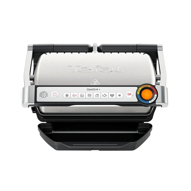 Φωτογραφία προϊόντος: Tefal OptiGrill GC718D10 Τοστιέρα Γκριλιέρα με Αποσπώμενες Πλάκες 2000W Inox