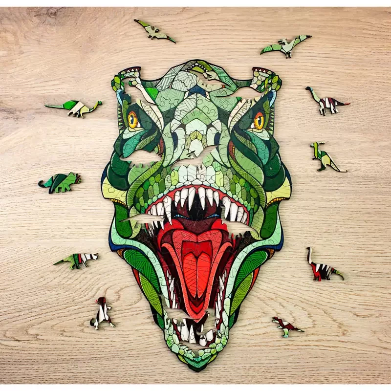 Φωτογραφία προϊόντος: EWA Eco Wood Art Πάζλ T-Rex Ξύλινο Κουτί (1133)