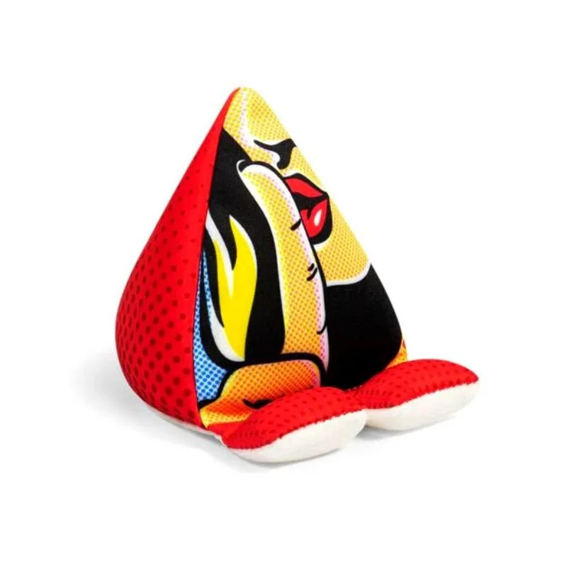 Φωτογραφία προϊόντος: Βάση Κινητού Thinking Gifts Plusheez Lips 10x8.5x12cm Κόκκινη