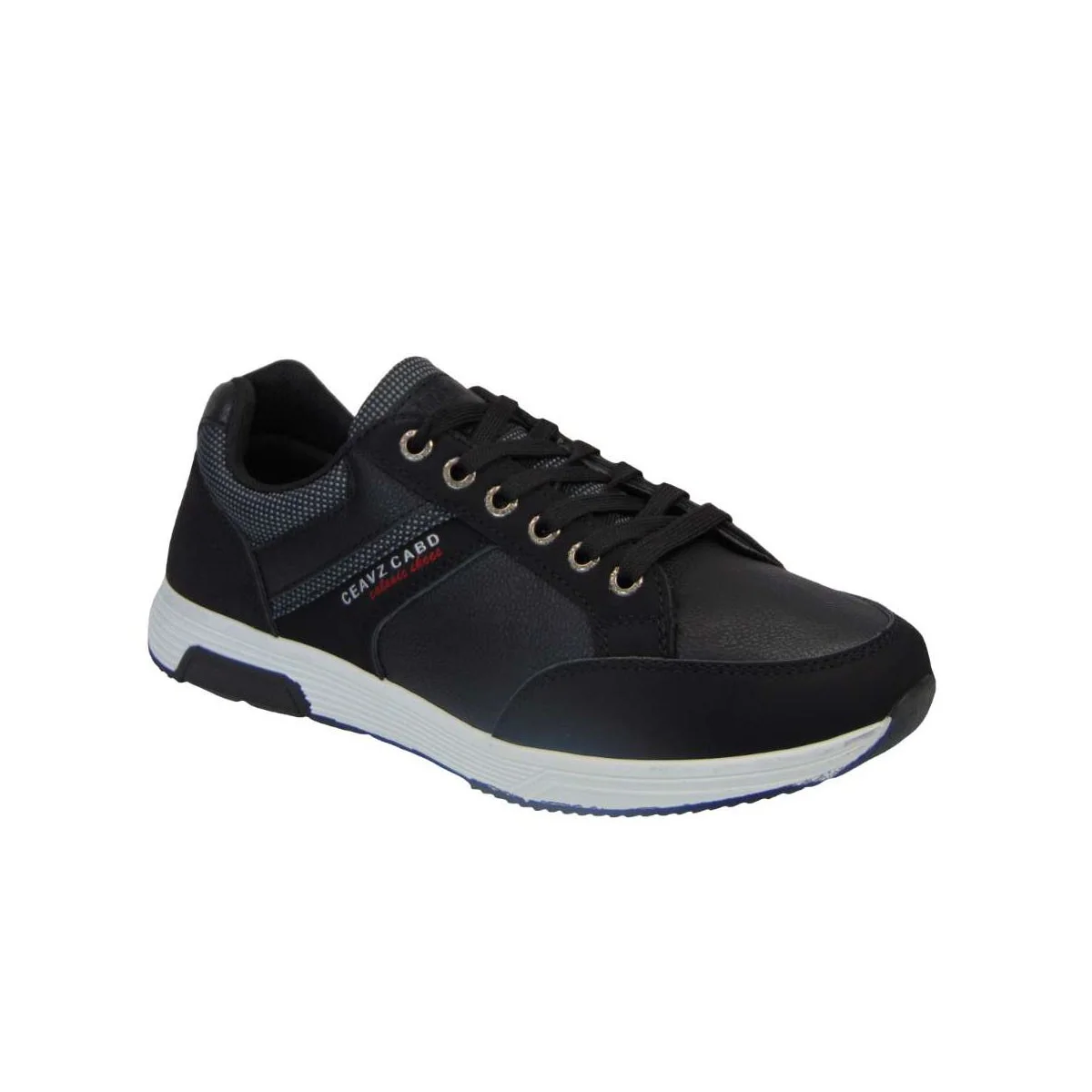 Φωτογραφία προϊόντος: TsimpolisShoes Tsimpolis Shoes JL913 Ανδρικό Sneaker Από Τεχνόδερμα Μαύρο 28408