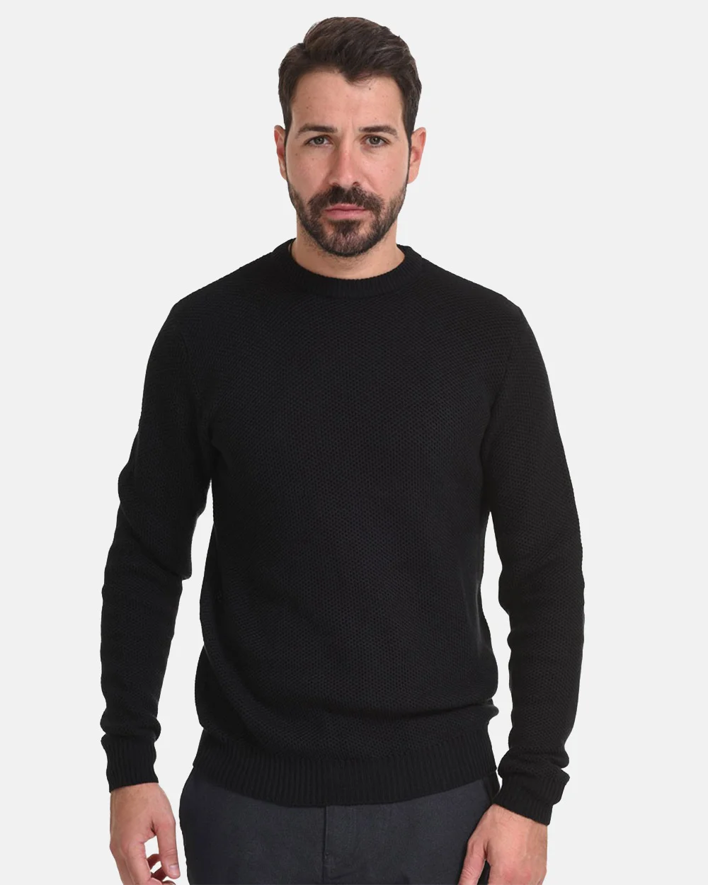 Φωτογραφία προϊόντος: SPLENDID ST Smart fashion ανδρική πλεχτή μπλούζα #000000