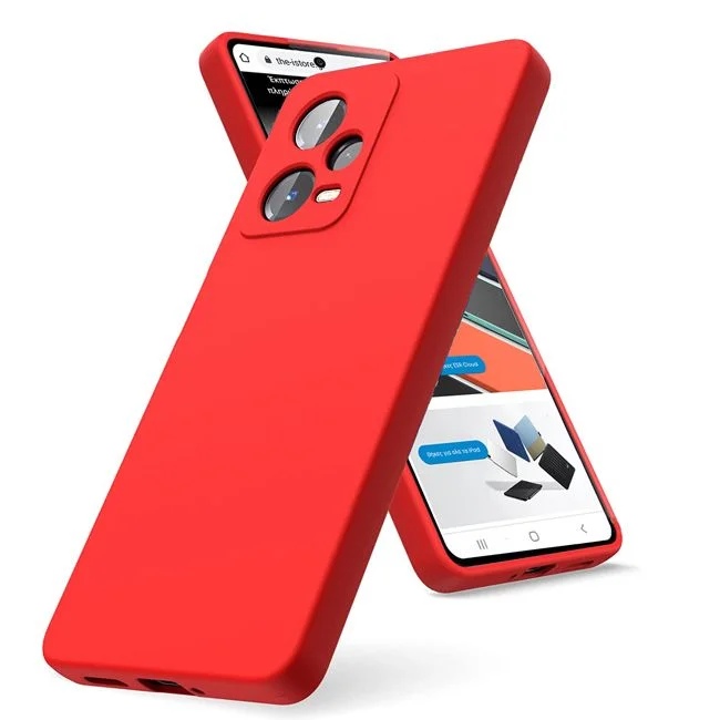 Φωτογραφία προϊόντος: Θήκη Rubber Silk Red Xiaomi Redmi Note 12 5G
