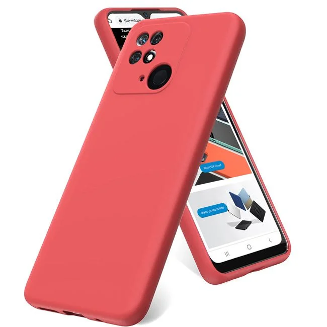 Φωτογραφία προϊόντος: Rubber Silk Case Tomato Red Xiaomi Poco C40