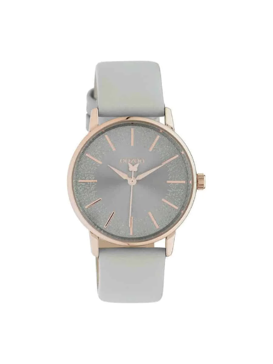 Φωτογραφία προϊόντος: Oozoo Timepieces C10931 γκρι δερμάτινο λουράκι