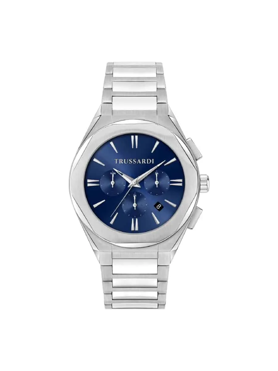 Φωτογραφία προϊόντος: Trussardi big wrist R2453156004 ασημί μπρασελέ