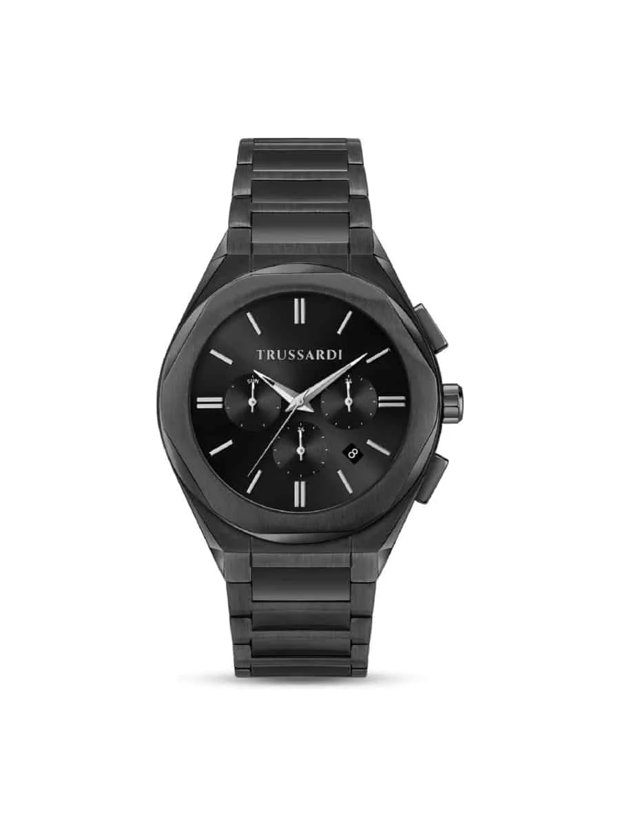 Φωτογραφία προϊόντος: Trussardi big wrist R2453156002 μαύρο μπρασελέ