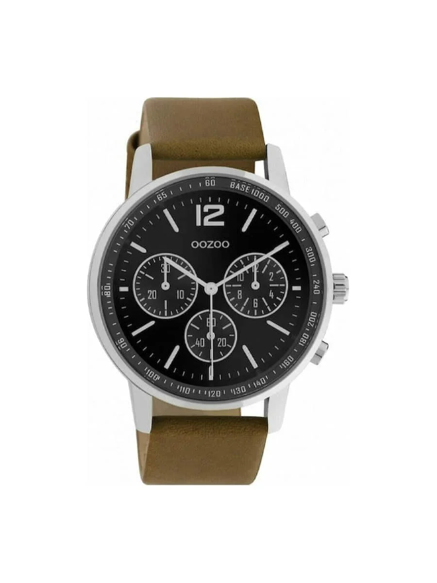 Φωτογραφία προϊόντος: OOZOO Timepieces C10812 καφέ δερμάτινο λουράκι