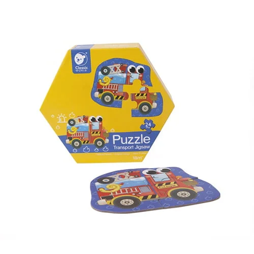 Φωτογραφία προϊόντος: Classic world TRANSPORT JIGSAW PUZZLE – ΠΑΖΛ ΜΕΤΑΚΙΝΗΣΗ CL40024 (6 παζλ από 4 τεμάχια)