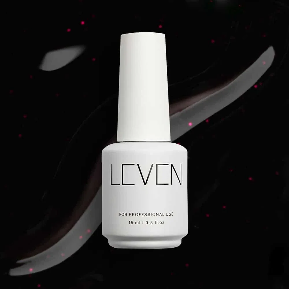 Φωτογραφία προϊόντος: Leven | Ημιμόνιμο βερνίκι 15ml no. 237 Black Queen