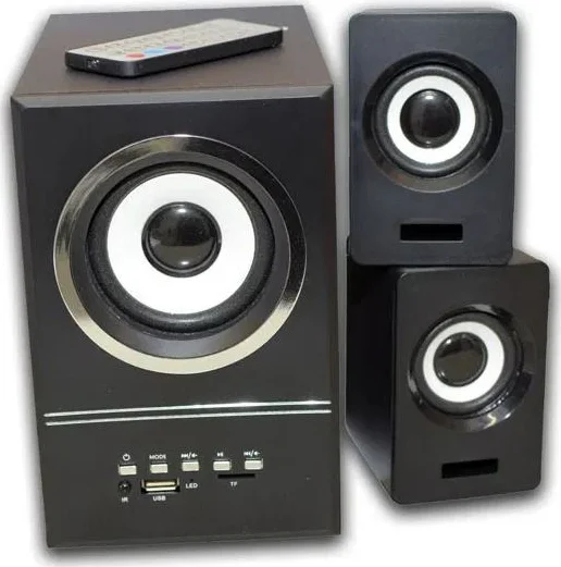 Φωτογραφία προϊόντος: OEM SW801U Ηχεία Υπολογιστή 2.1 με Ισχύ 11W σε Μαύρο Χρώμα