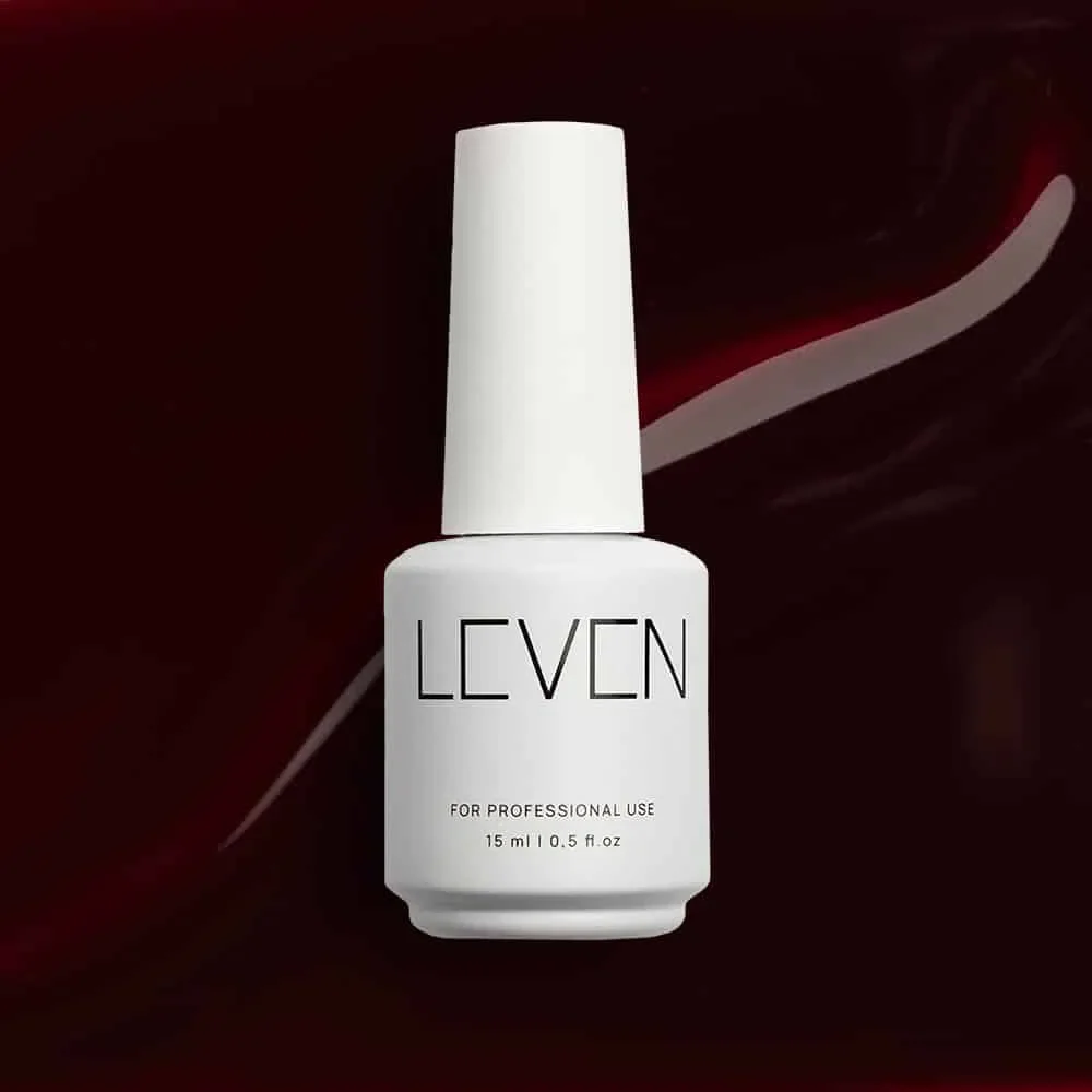 Φωτογραφία προϊόντος: Leven | Ημιμόνιμο βερνίκι 15ml no. 253 Sangria
