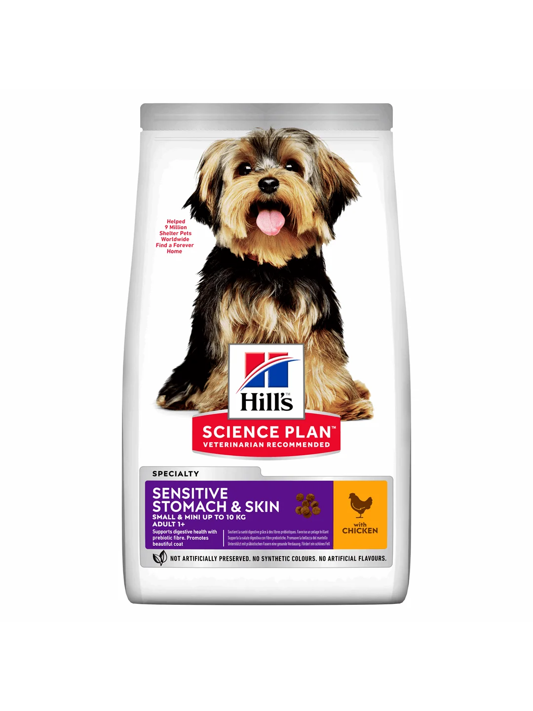 Φωτογραφία προϊόντος: Hills SP Adult Sensitive Stomach + Skin Small + Mini Κοτόπουλο 1.5kg