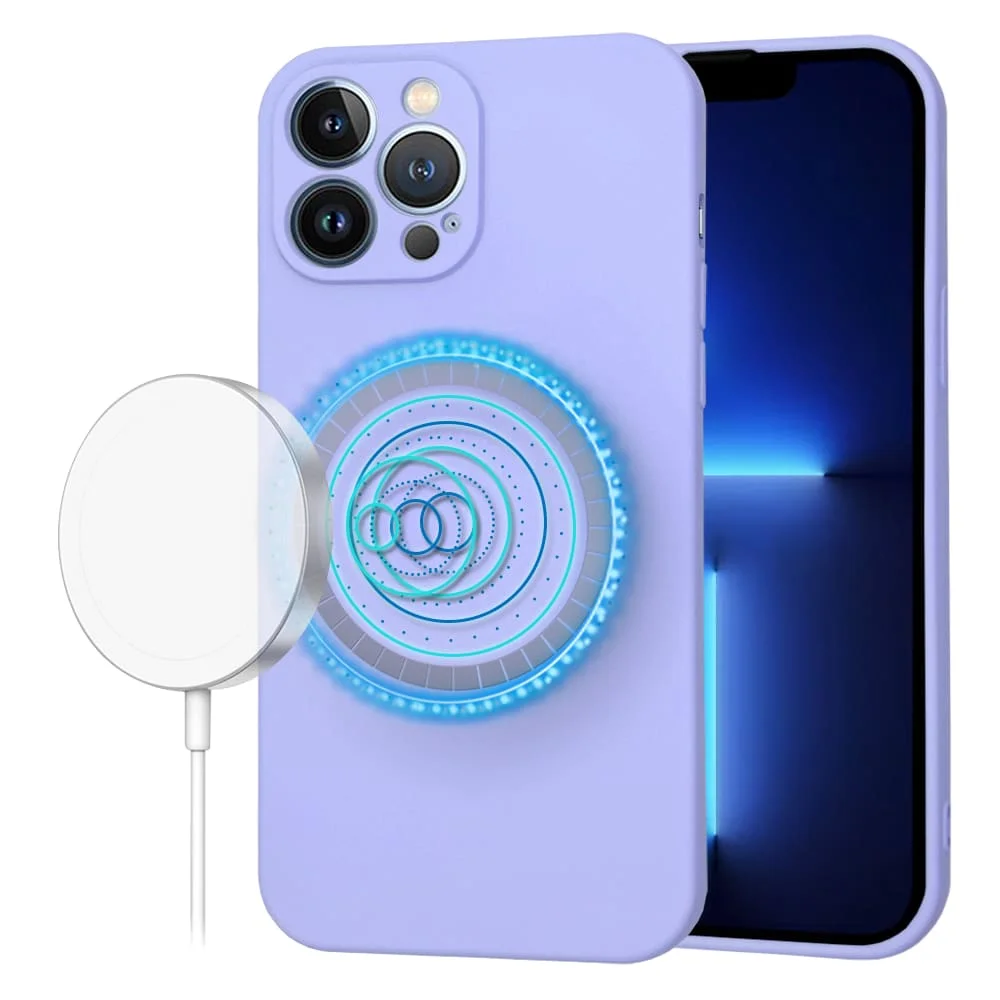 Φωτογραφία προϊόντος: Θήκη iPhone 13 Pro Max SoftFlex MagSafe Techsuit (Ανοιχτό Μωβ)