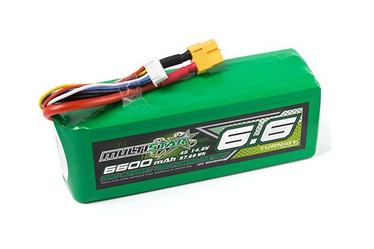 Φωτογραφία προϊόντος: Multistar High Capacity 6600mAh 4S 10C Multi-Rotor Lipo Pack