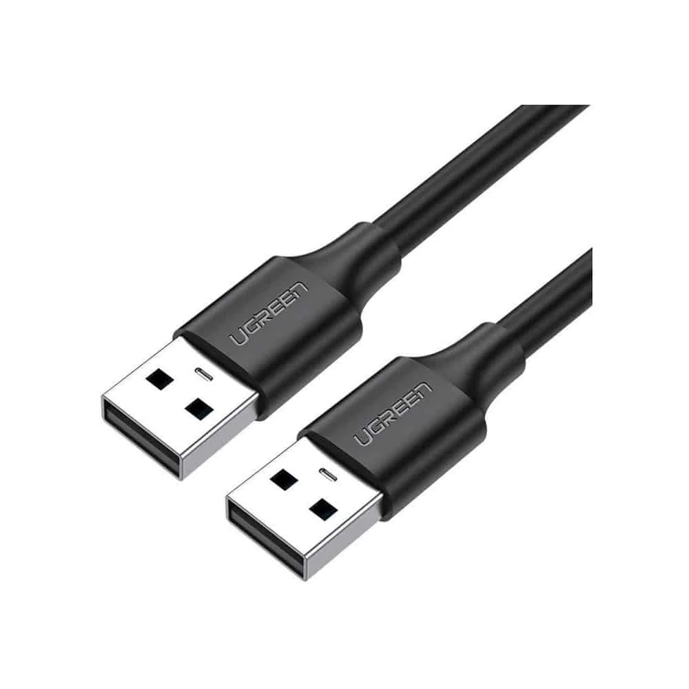 Φωτογραφία προϊόντος: Καλώδιο USB-A male - USB-A male 1m Ugreen (Μαύρο)
