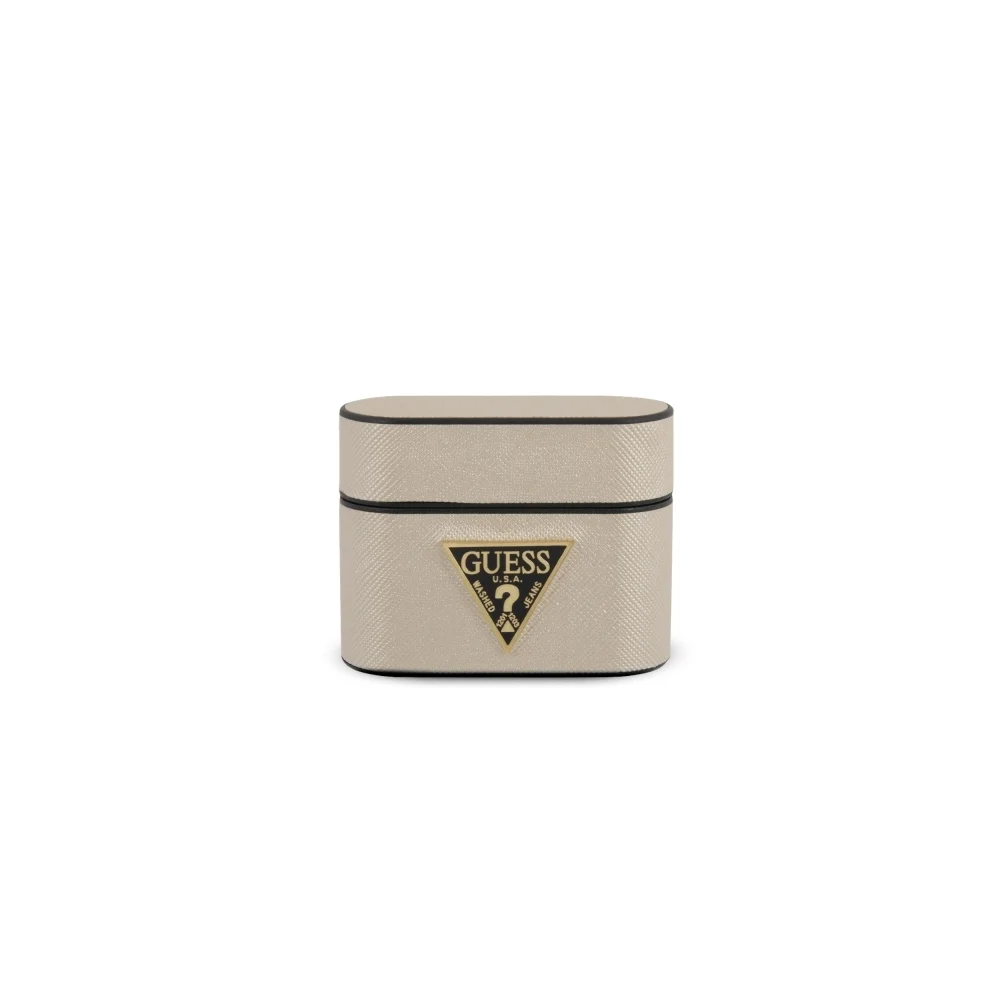 Φωτογραφία προϊόντος: Guess Saffiano Case Μπεζ (Apple AirPods Pro) GUACAPVSATMLLG