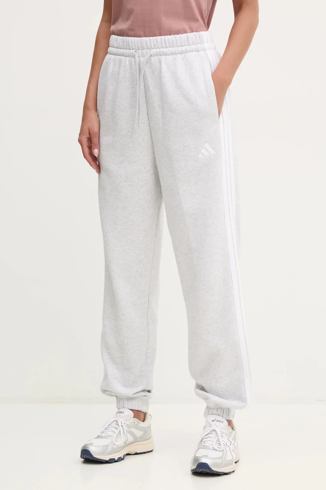 Φωτογραφία προϊόντος: Παντελόνι φόρμας adidas Essentials Λάστιχο ΓΚΡΙ