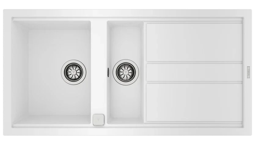 Φωτογραφία προϊόντος: ΝΕΡΟΧΥΤΗΣ TEKA NOVA 60 B-TG 1½B 1D ARTIC WHITE (100X50)