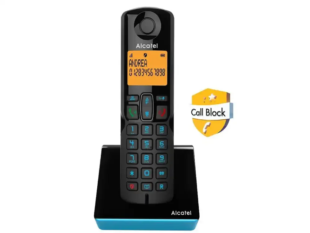 Φωτογραφία προϊόντος: Ασύρματο Τηλέφωνο Alcatel S280 Solo Μπλε (25383) (ALC25383)