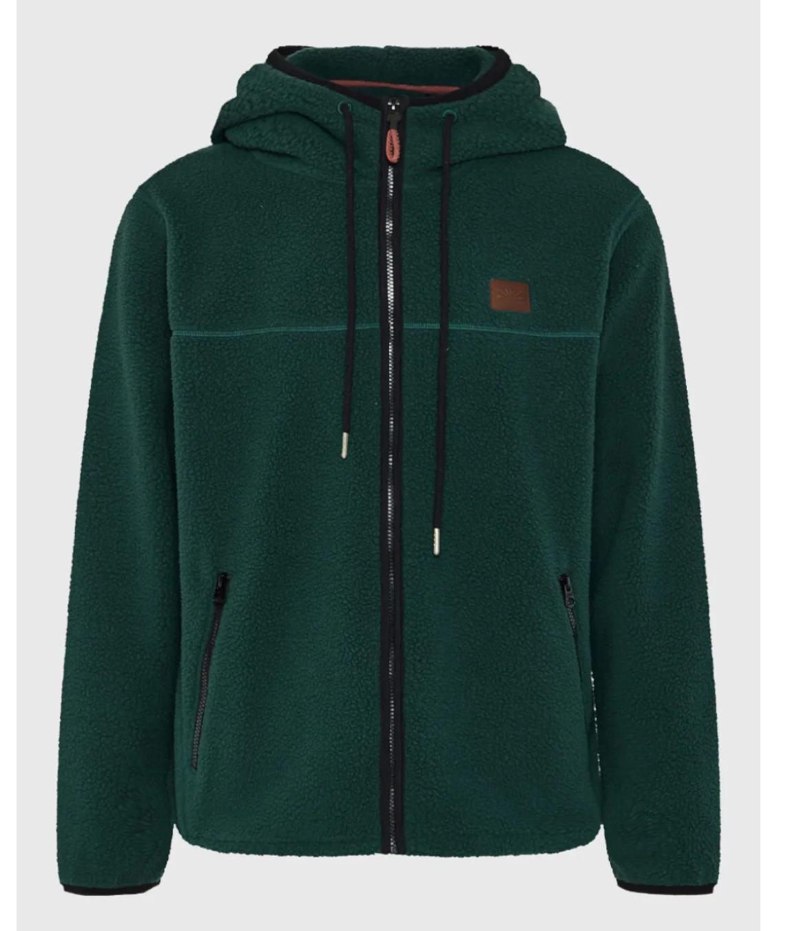 Φωτογραφία προϊόντος: FUNKY BUDDHA ZAKETA FLEECE MΕ ΚΟΥΚΟΥΛΑ FBM012-056-06 PINE GREEN COLLECTION ΧΕΙΜΩΝΑΣ 2025